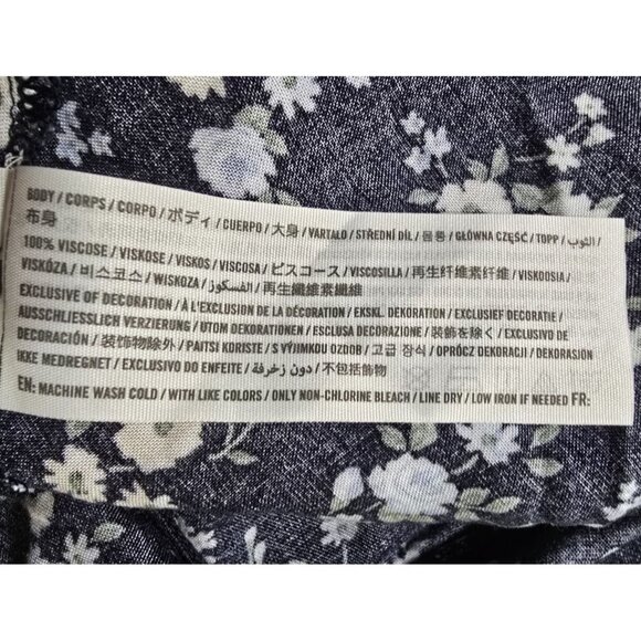 Hollister Mini Skirt Large Ultra High Rise Floral 90s Style Ditzy Casual Retro - Picture 14 of 15